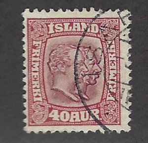 Iceland SC#81 Used Fine...Fill a nice spot!