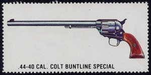 Colt Buntline Special .44-40- 45 Cal. Revolver/Guns Cinderella/Poster Stamp MNH 