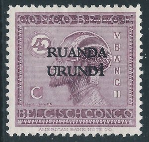 Ruanda Urundi, Sc #14, 40c MH