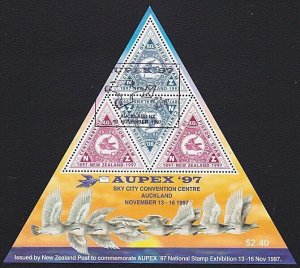 NEW ZEALAND 1997 AUPEX mini sheet used.....................................A9950