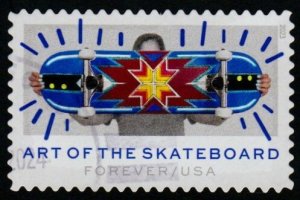 SC# 5765 - (63c) - Art of the Skateboard - 3 of 4 - USED Single Off Paper