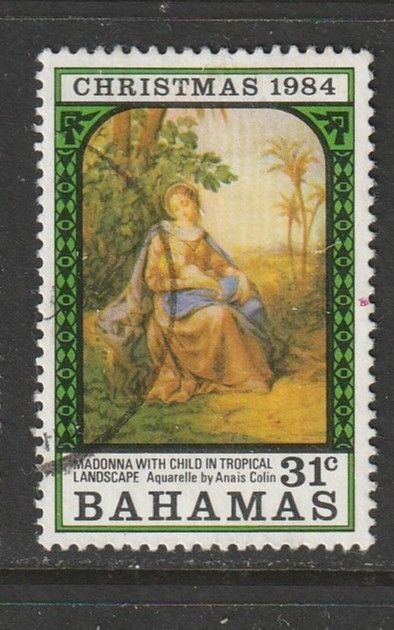 1984 Bahamas - Sc 570 - used VF - 1 single - Christmas