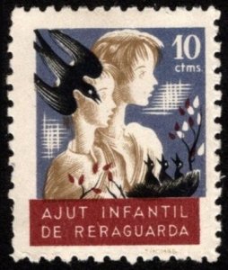 1937 Spain Civil War 10 Centimos La Dona a la Reraguarda Child Support Unused