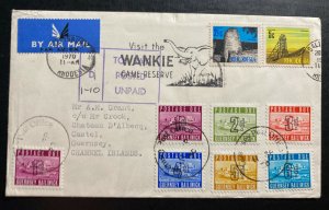 1970 Salisbury Rhodesia Airmail Postage Due Cover To Guernsey Channel Island