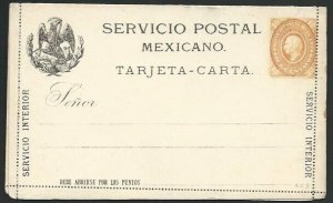 MEXICO Early lettercard - unused...........................................66234