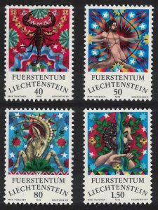 Liechtenstein Signs of the Zodiac 3rd series 4v 1978 MNH SG#710-713