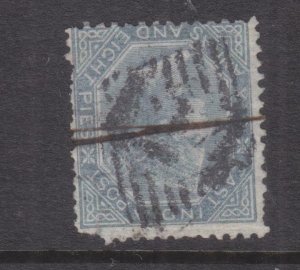 ADEN, 124 on India 1868 6a.8p. Slate.