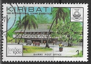 Kiribati ~ Scott # 355 ~ Used ~ Bairiki Post Office