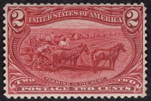 US #286 Fine/Very Fine. w/Original Gum. Never Hinged.