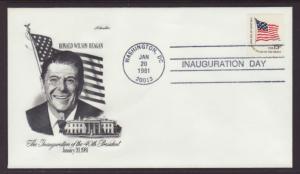 Reagan 1st Term 1981 Inauguration Artmaster U/A Cover