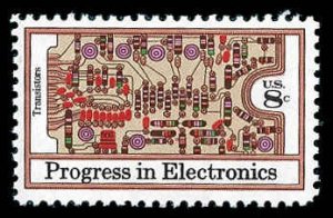 PCBstamps   US #1501 8c Electronics - Transistors, MNH, (15)