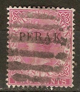 Malaya Perak 7 SG 18 Used F/VF 1886 SCV $8.00