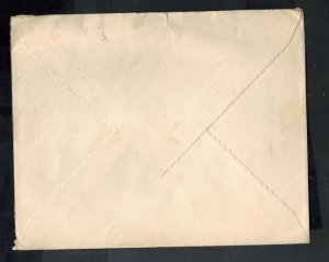 1935 Bucharest Romania Cover to USA Multi Franked