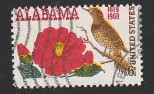 SC# 1375 - (6c) - Alabama Statehood - 150th Anniv.. Used single