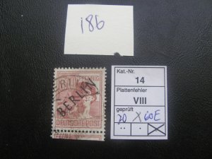 Berlin 1948 used Signed Schlegel MI.14VIII VF 80 EUROS (186) see description