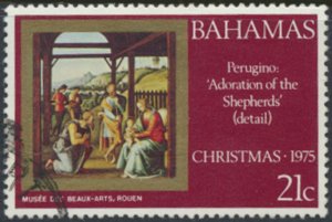 Bahamas  SC# 383  Used Christmas  1975  see details & scans