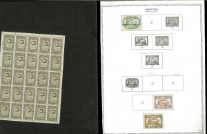 Honduras 1865-1950 M & U. Much Duplication .Hinged on pages & on Stock Sheets.