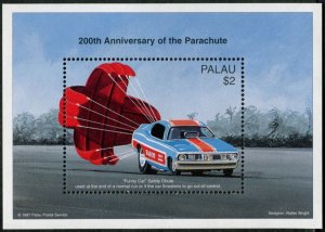 Palau 422-423 sheets, 424-425, MNH. Parachute-200, 1997.
