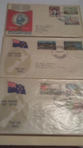 NEW ZEALAND FIRST DAY COVERS LOT OF 66 ASSORTED FDCS  $220