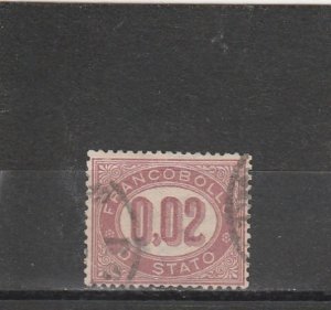 Italy  Scott#  O1  Used  (1875 Official)