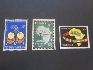 Ghana 1960 Sc 92-4 set FU