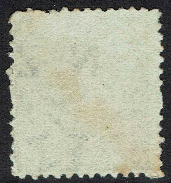 NEW ZEALAND 1874 QV 1D WMK STAR NZ PERF 12.5 