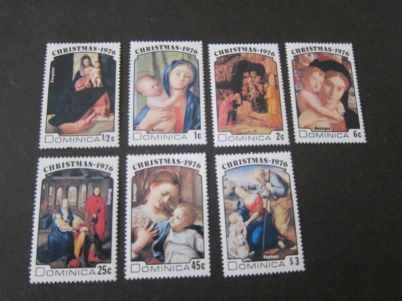 Dominica 1976 Sc 502-8 Christmas Religion set MNH