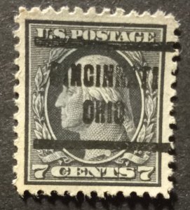 US #507 Precancel Cincinnati Ohio VF 1917