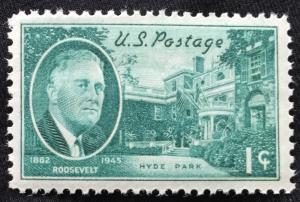 US #930 MNH Single Franklin D Roosevelt Hyde Park $.25 L10