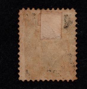 $Canada Sc#17a used, fine+, violet w/part gum, Cv. $1050