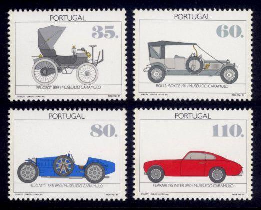 Portugal Sc# 1885-8 MNH Antique Cars