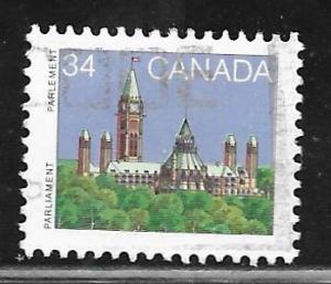Canada 925: 34c Parliament, used, F-VF
