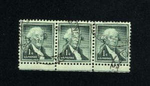 USA #1031  2 used 1954-1968 PD .15