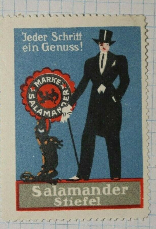 Salamander Shoes for Men German Brand Poster Stamp Ads