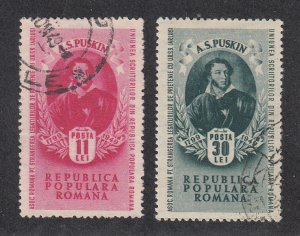 Romania Scott #704-705 Used