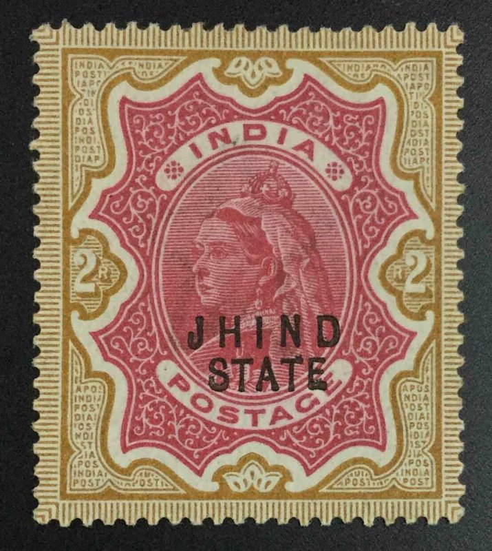 MOMEN: INDIA JHIND SG #33 1896 MINT OG H £550 LOT #64520