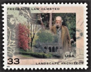 US 3338 MNH VF 33 Cent Frederick Law Olmsted