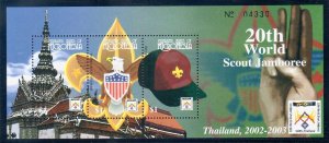 MICRONESIA Sc 500-1 NH MINISHEET+S/S OF 2002 - SCOUTS - (JO23)