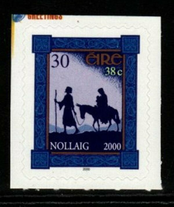 IRELAND SG1376 2000 CHRISTMAS SELF ADHESIVE MNH