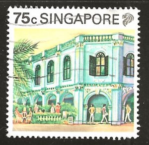 SINGAPORE #575 USED 75c 1980
