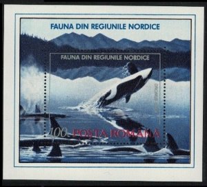 1992 Romania 4843/B278 Marine fauna