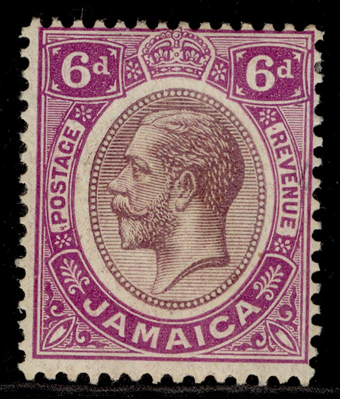 JAMAICA GV SG64b, 6d dull purple & bright magenta, M MINT.