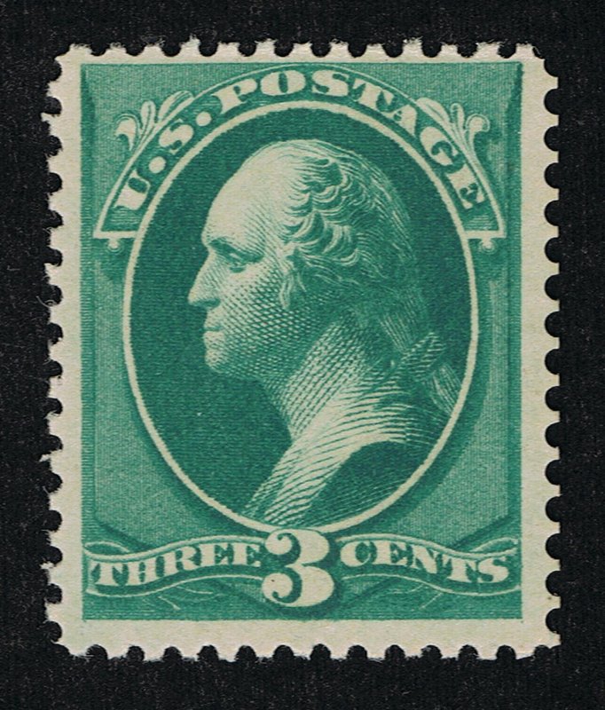 OUTSTANDING GENUINE SCOTT #147 F-VF MINT OG NH 1879 GREEN  ABNC PRINTING