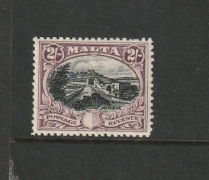 Malta 1930 Defs Postage & Revenue 2/- MM SG 205