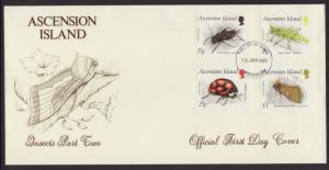 Ascension 436-439 Insects U/A FDC