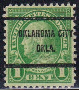 Precancel - Oklahoma City, OK PSS 632-61 - Bureau Issue