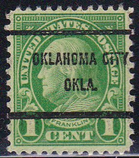 Precancel - Oklahoma City, OK PSS 632-61 - Bureau Issue