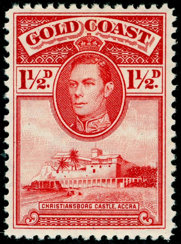 GOLD COAST SG122, 1½d Scarlet Line Perf 12, LH MINT. Cat £19.