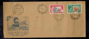 1940 Pitcairn Islands Cover 150th Anniversary Landing of HMS Bounty Mutineers