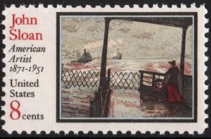 SC#1433 8¢ John Sloan: American Artist (1971) MNH